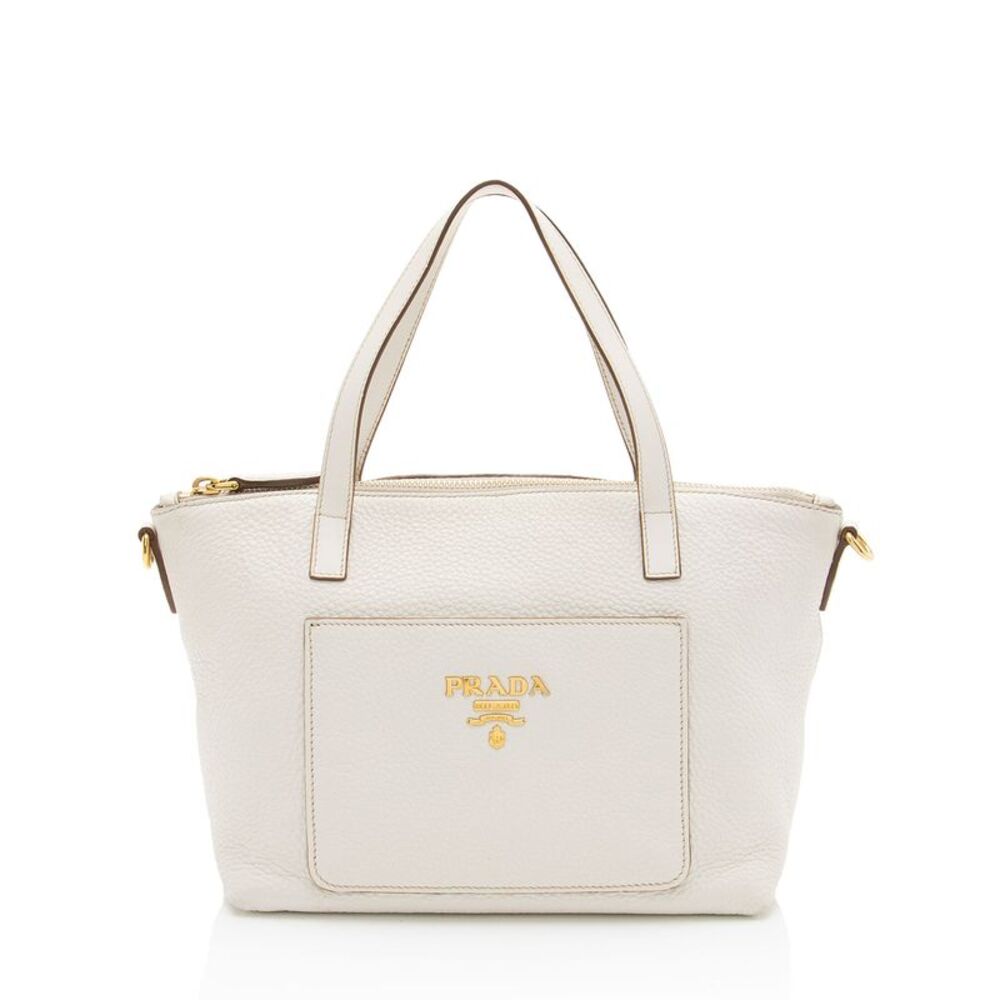 Prada Vitello Diano Pocket Mini Tote